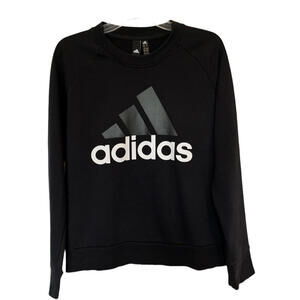 adidas Sweatshirt Womens Size Med  Essentials Black Training Gym S97079